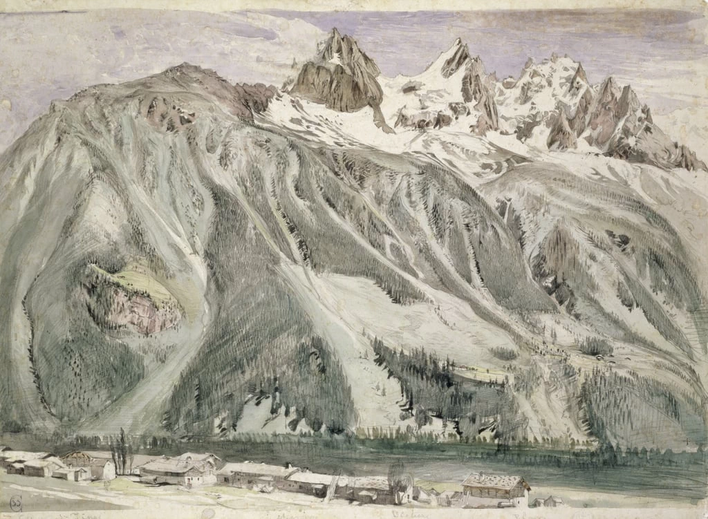Aiguilles de Chamonix, 1849 - Birmingham Museums and Art Gallery